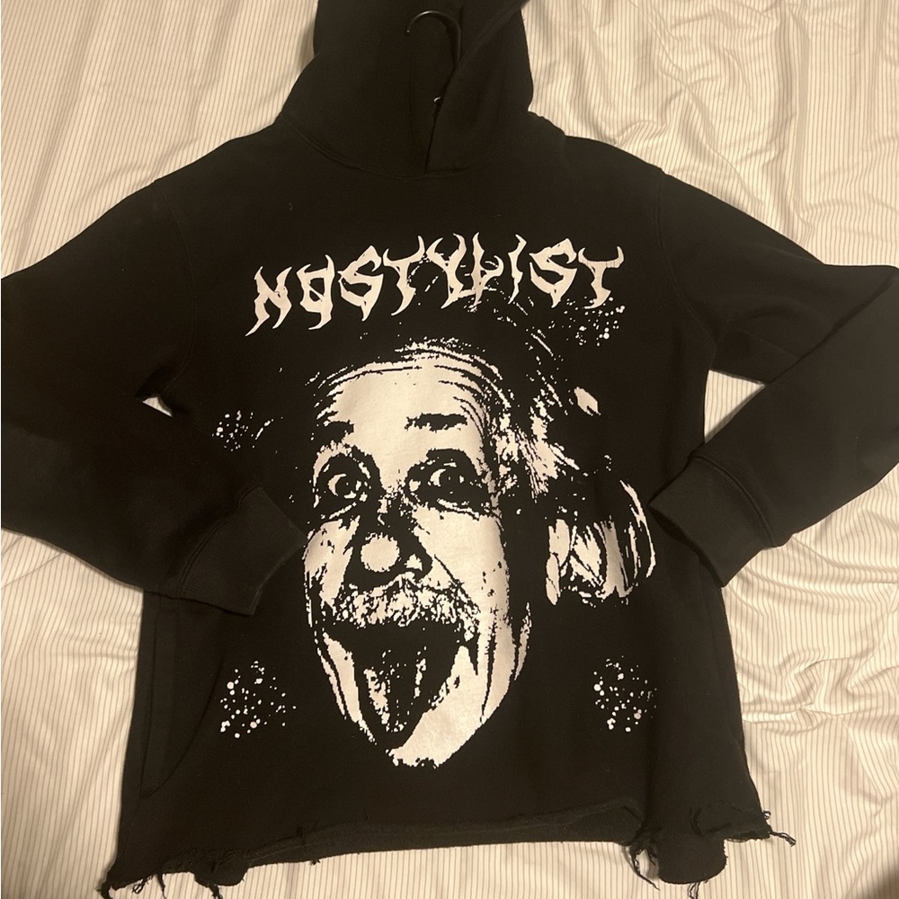 & Other Stories Black Graphic Sweater